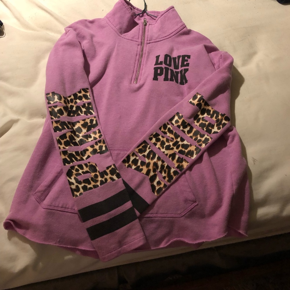 SMALL PINK 1/4 ZIP